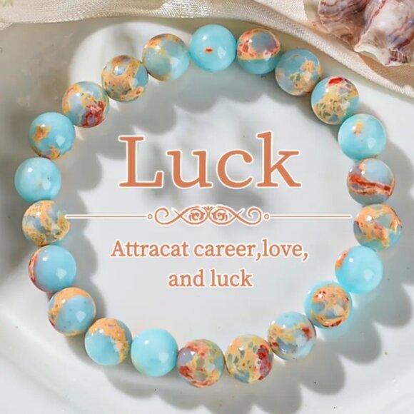 Jewelry - New Natural Blue Stone Bracelet